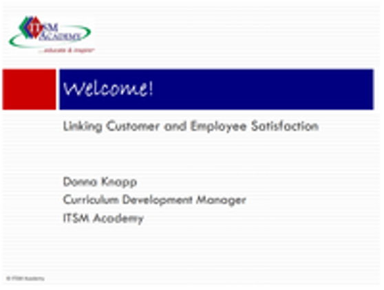 Linking Customer and Employee Satisfaction with Donna Knapp 