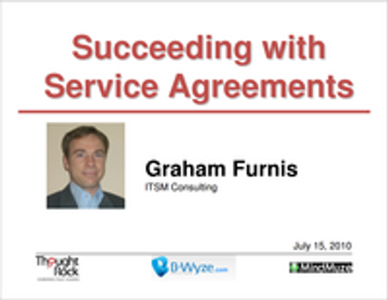 Succeeding with Service Agreements