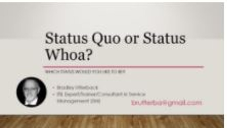 CSI - Status Quo or Status Whoa?