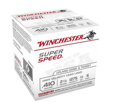 Winchester 410 Bore Ammunition Super Speed WHS416 2-1/2" #6 Shot 1/2oz 1275fps 25 Rounds