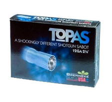 Brenneke Topas 12 Gauge Ammunition SL122TOP 2-3/4" 2/3oz 309 Grain Slug 5 Rounds