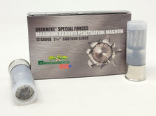 Brenneke 12 Gauge Ammunition Special Forces Max Barrier Penetration Magnum SL122MBPM 2-3/4" Slug 1-3/8oz 1650fps 5 Rounds