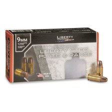Liberty 9mm Ammunition Steel Plate & Range LAR9066 100 Grain Lead Free Frangible 50 Rounds