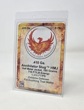 Phoenix Rising 410 Bore Ammunition Extreme Defense PR410HMJSLUG 2-1/2" Half Metal Jacket Annihilator Slug 185 Grain 1315fps 5 Rounds