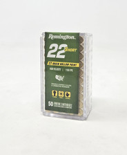 Remington 22 Short Ammunition High Velocity 22SCPHP 27 Grain Hollow Point 50 Rounds