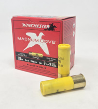 Winchester 20 Gauge Ammunition Magnum Dove MD2079 2-3/4" #7-1/2 And #9 Blended Shot 1oz 1300fps 25 Rounds