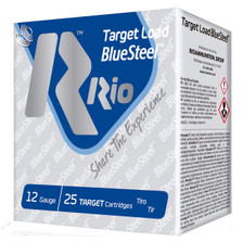 Rio 12 Gauge Ammunition TLBS287 BlueSteel 2-3/4" 1oz #7 shot 1325FPS CASE 250 rounds