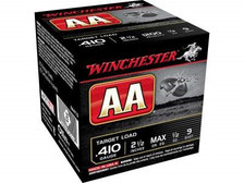 Winchester 410 Bore AA Target AA419 2-1/2" 1/2 oz #9 Shot 1200fps 25 Rounds