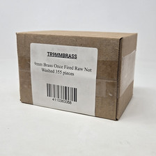 9mm Brass Once Fired Raw Not Washed 355 Pieces