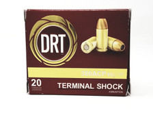 DRT 380 ACP Ammunition Terminal Shock 85 Grain Jacketed Hollow Point 20 Rounds