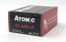 Atomic Ammunition 45 ACP +P 00458 185 Grain Hollow Point 20 Rounds
