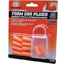 Walker's Foam Ear Plug 5 Pack Blister