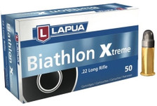 Lapua 22LR Ammunition Biathlon Extreme LU420170 40 Grain Lead Round Nose 50 rounds