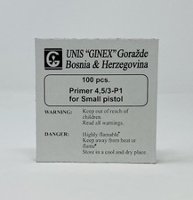 Unis Ginex Small Rifle Primers 5,000 Count