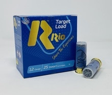 Rio Target 12 Gauge Ammunition TLT328 2-3/4" 1-1/8oz #8 Shot CASE 250 Rounds