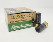 Remington 12 Gauge Ammunition Pheasant Loads PL125 2-3/4" #5 Shot 1-1/4oz 1330fps 25 Rounds