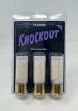 Reaper Defense Knockout 12 Gauge Ammunition RDG1201 2-3/4" 40 Gram Bean Bag 3 Rounds