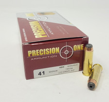 Precision One 41 Magnum Ammunition PONE1409 210 Grain Jacketed Hollow Point 50 Rounds