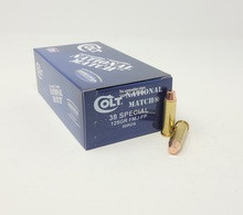 DoubleTap 38 Special Ammunition Colt Competition 38SP125FMJCT 125 Grain Full Metal Jacket Flat Point 50 Rounds