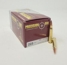 Precision One 223 Rem Ammunition PONE1431 62 Grain M855 Steel Core Full Metal Jacket 50 Rounds