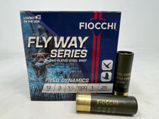 Fiocchi 12 Gauge Flyway Series Ammunition FI123ST1 3" #1 Zinc Plated Steel Shot 1-1/8oz 1500fps 25 Rounds