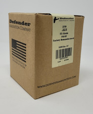 Defender 223 Rem *REMAN* Ammunition DEF223FMJ250R 55 Grain Full Metal Jacket 250 Rounds