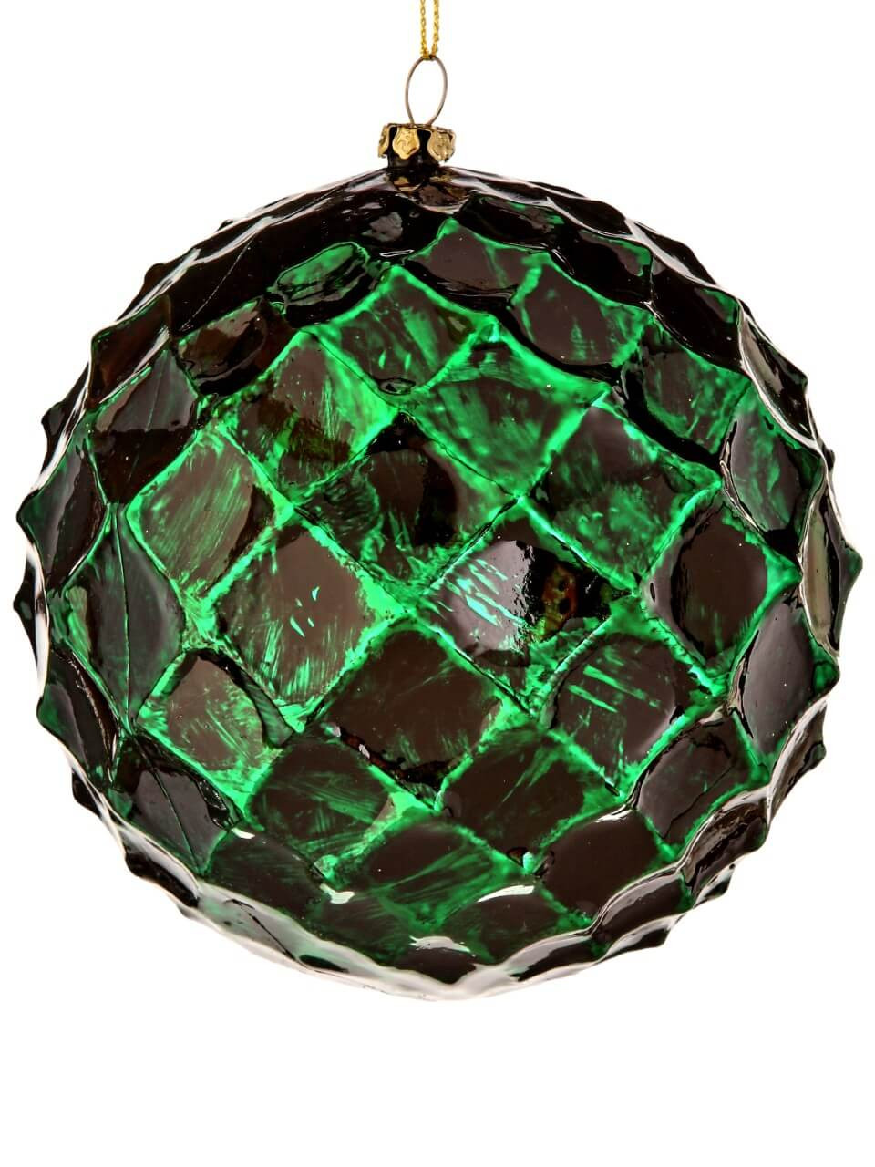 12cm Emerald Christmas Ball Ornament Decorator's Warehouse