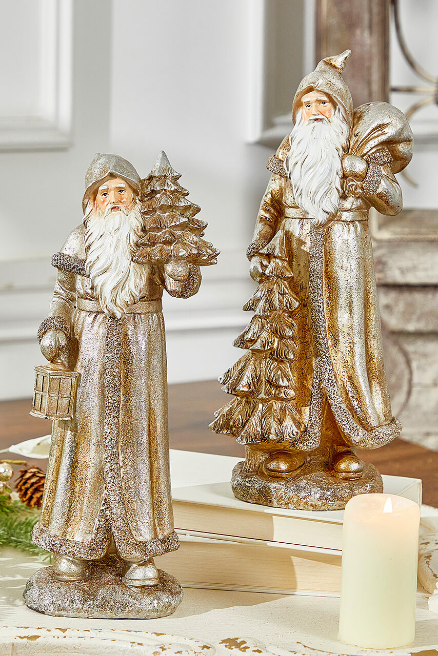 Resin Rustic Santa