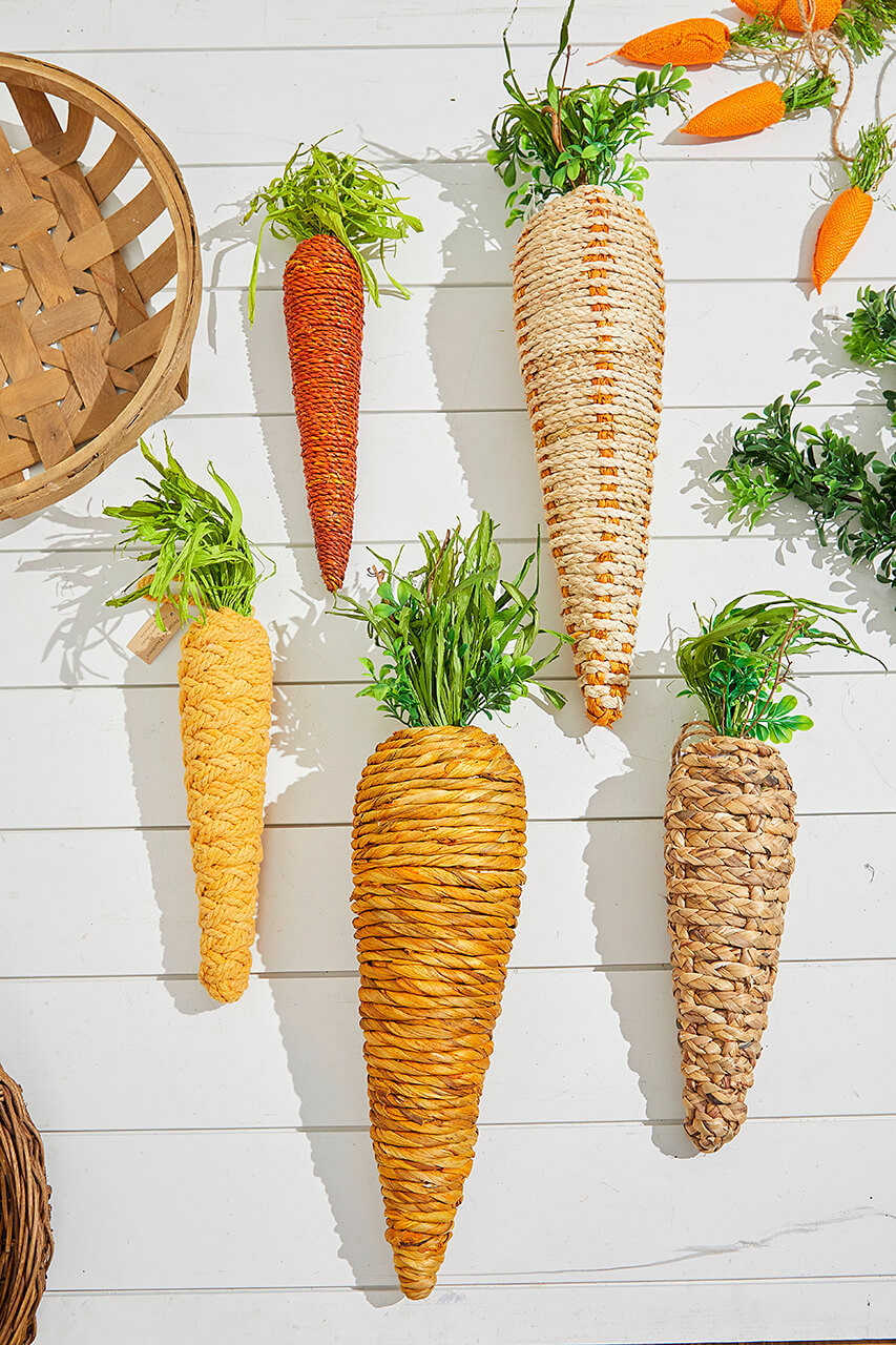 Jute Carrot Ornament - Thumbnail 3
