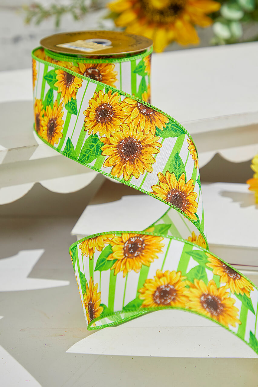 Sunflower Ribbon Spool 2.5