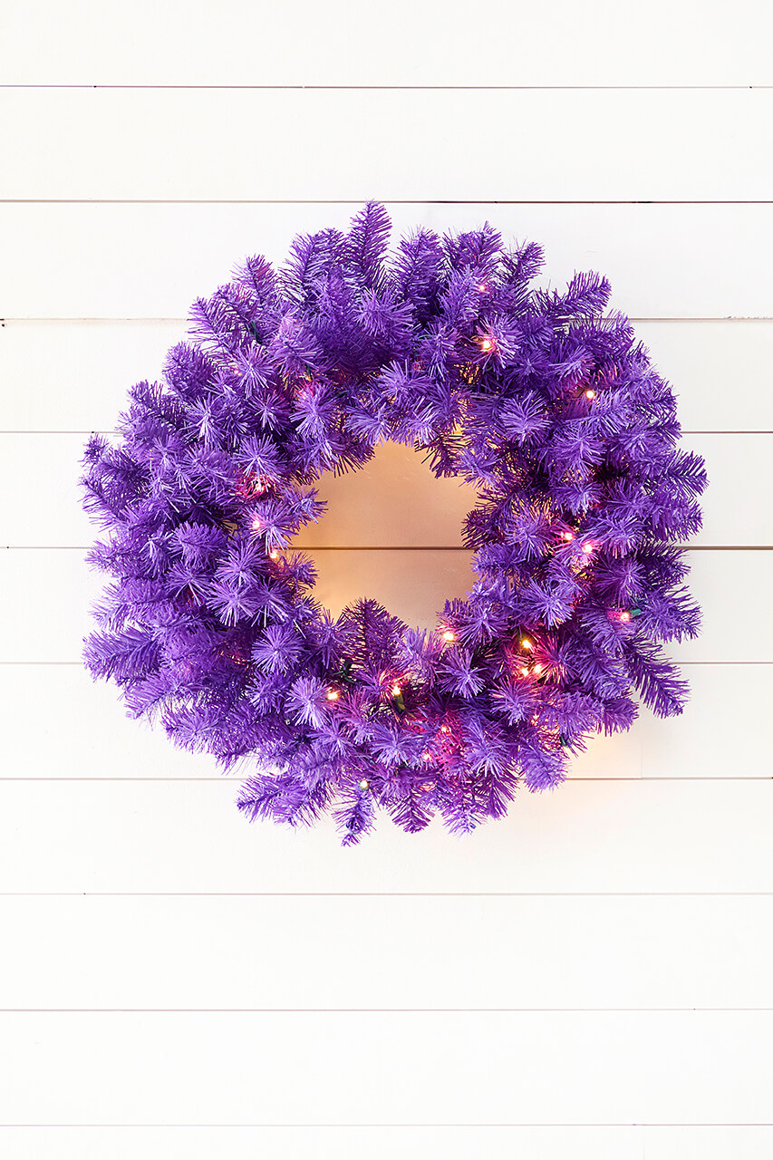 wreath【purple×purple】 24