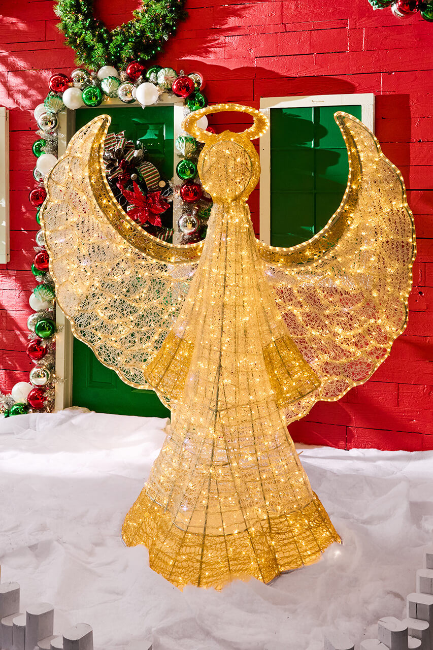 6' Giant Angel - Warm/Cool White - Decorator's Warehouse
