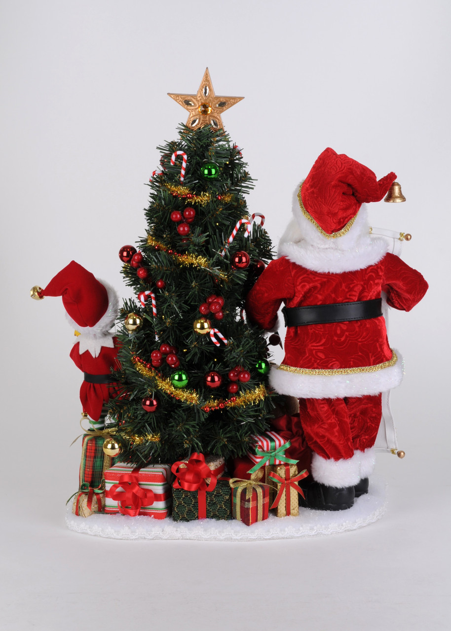 Lighted Christmas Presents Santa - Thumbnail 2