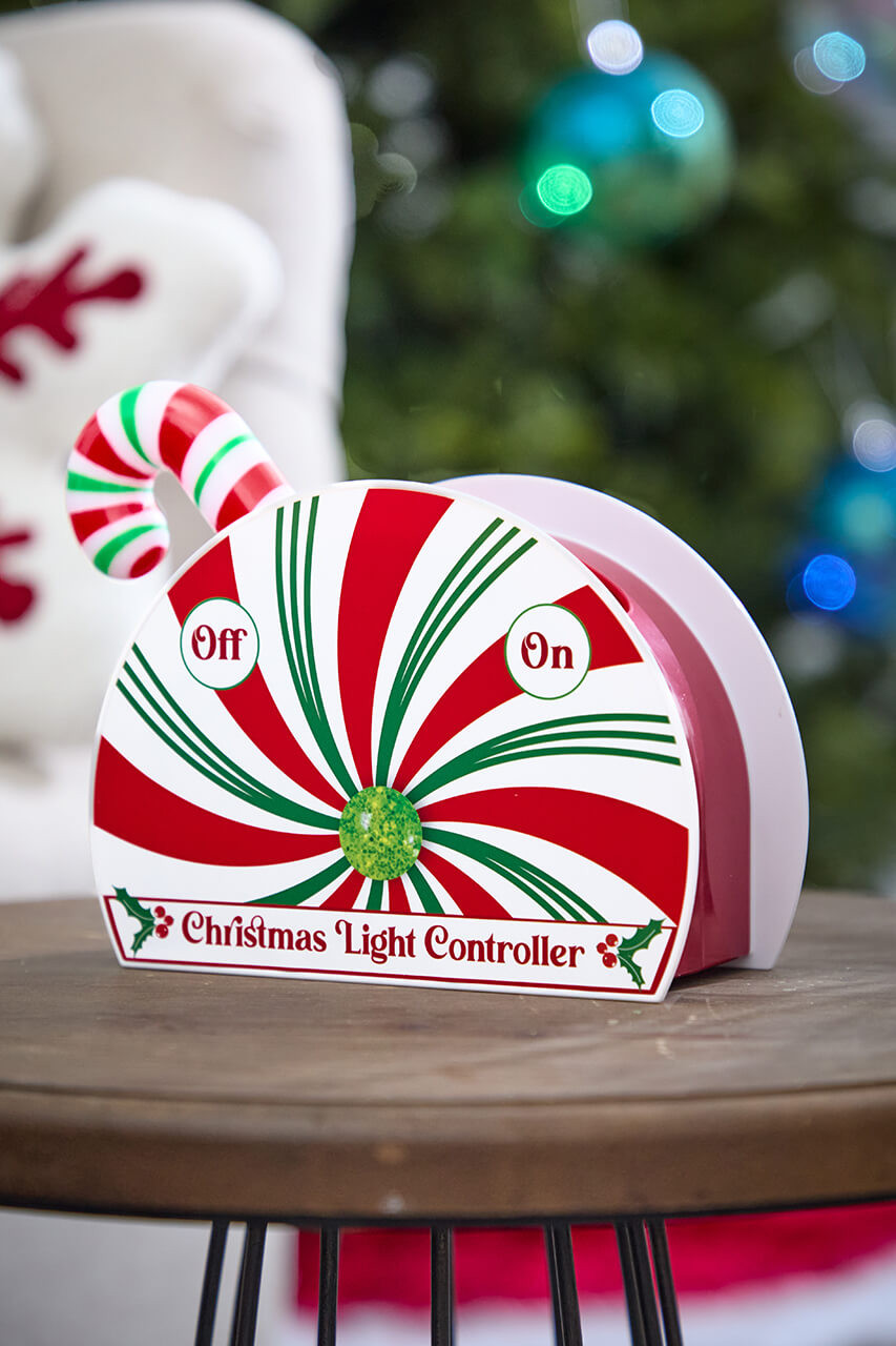 Candy Cane Christmas Controller - Decorator's Warehouse