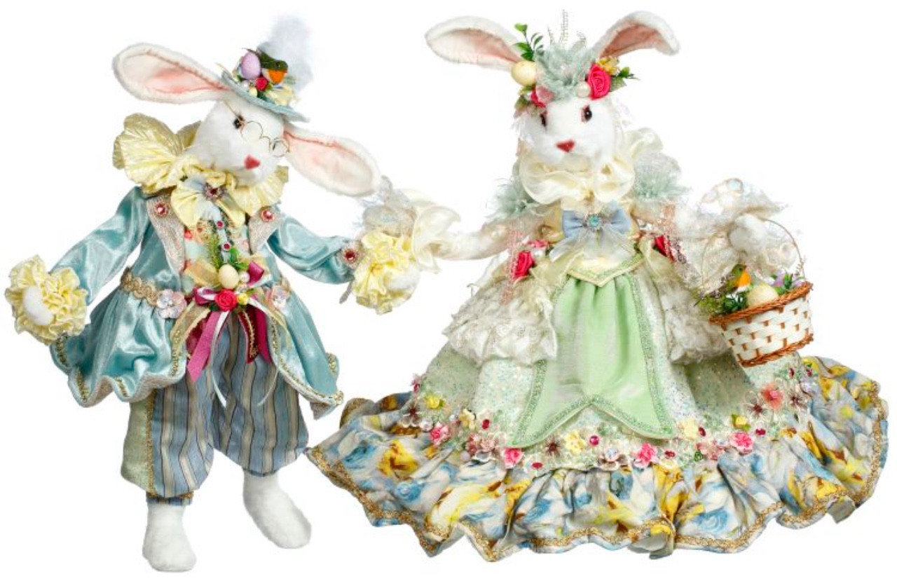 Mr & Mrs Peter Rabbit, Set of 2, Medium- 23-24 Inches