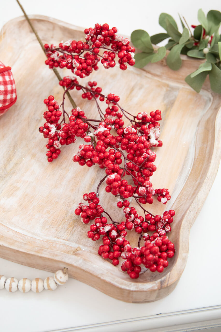 Faux Red Mini Berry Garland + Reviews