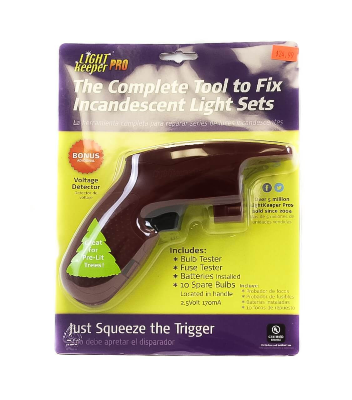 Light Keeper Pro The Complete Tool to Fix Incandescent Light Sets Opened Box