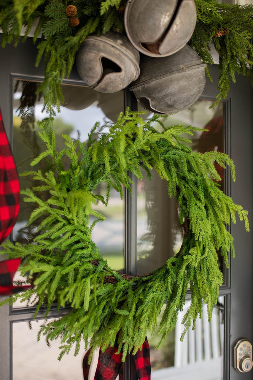 24” Just Cut Norfolk Pine Wreath