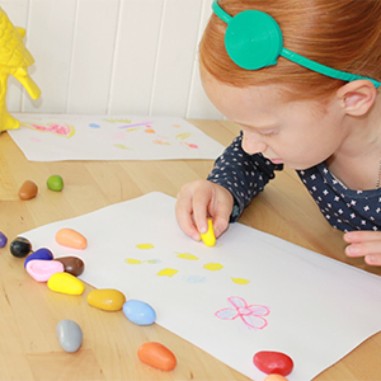 16 Color Crayon Rocks in Muslin Bag - Decorator's Warehouse