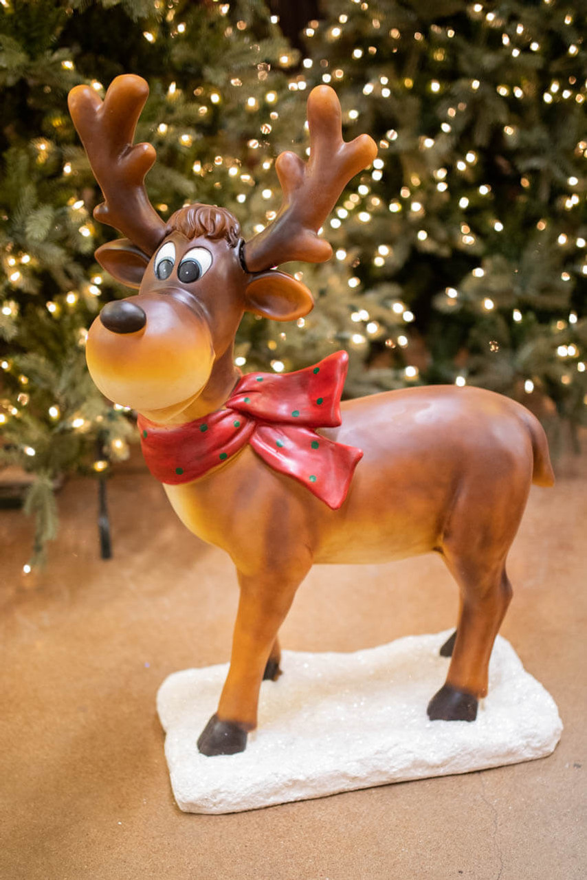 large floor standing reindeer