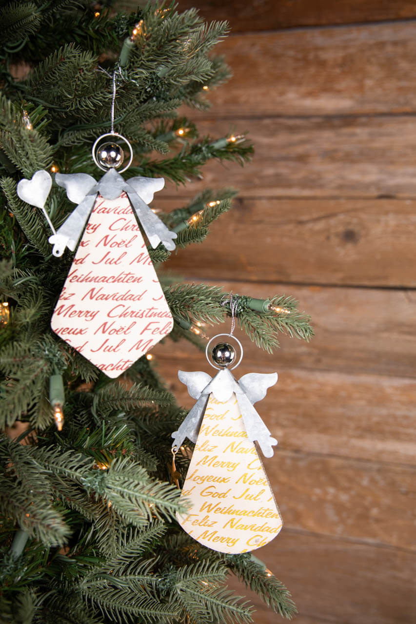 5” Wooden Christmas Tree Ornament - Decorator's Warehouse