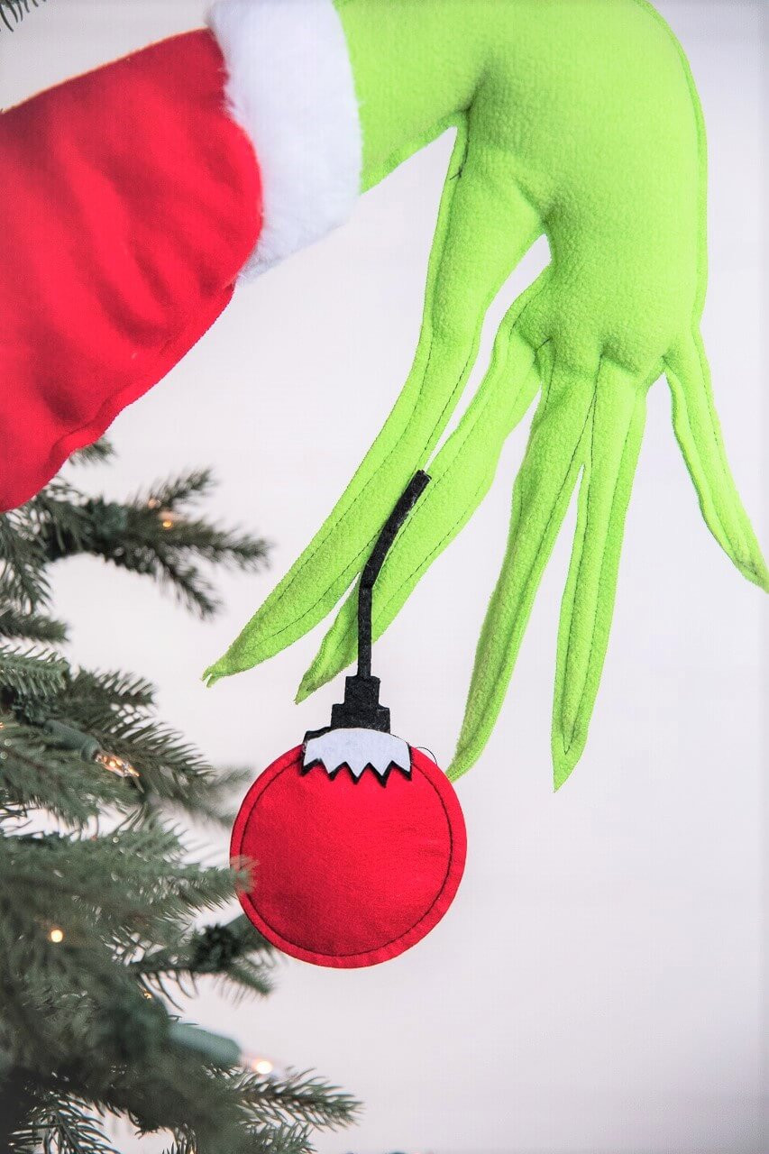 Green Monster Christmas Tree Topper, Green Monster Head Tree Topper, Green  Monster Whimsical Tree Topper,tree Topper 