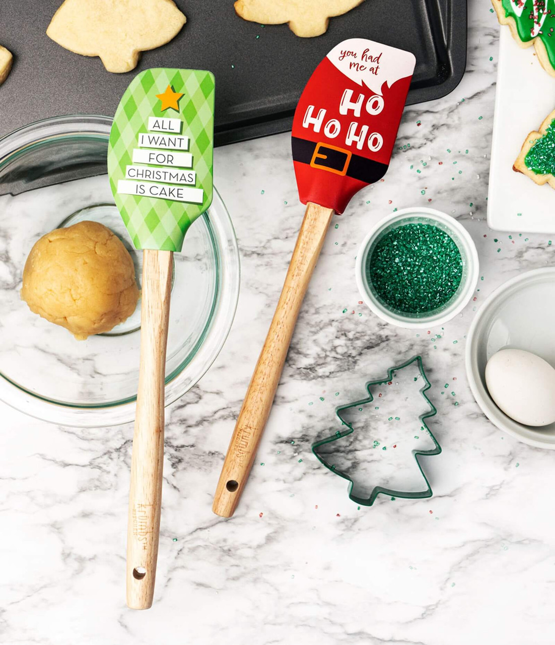 Krumbs Kitchen Farmhouse Silicone Spoons