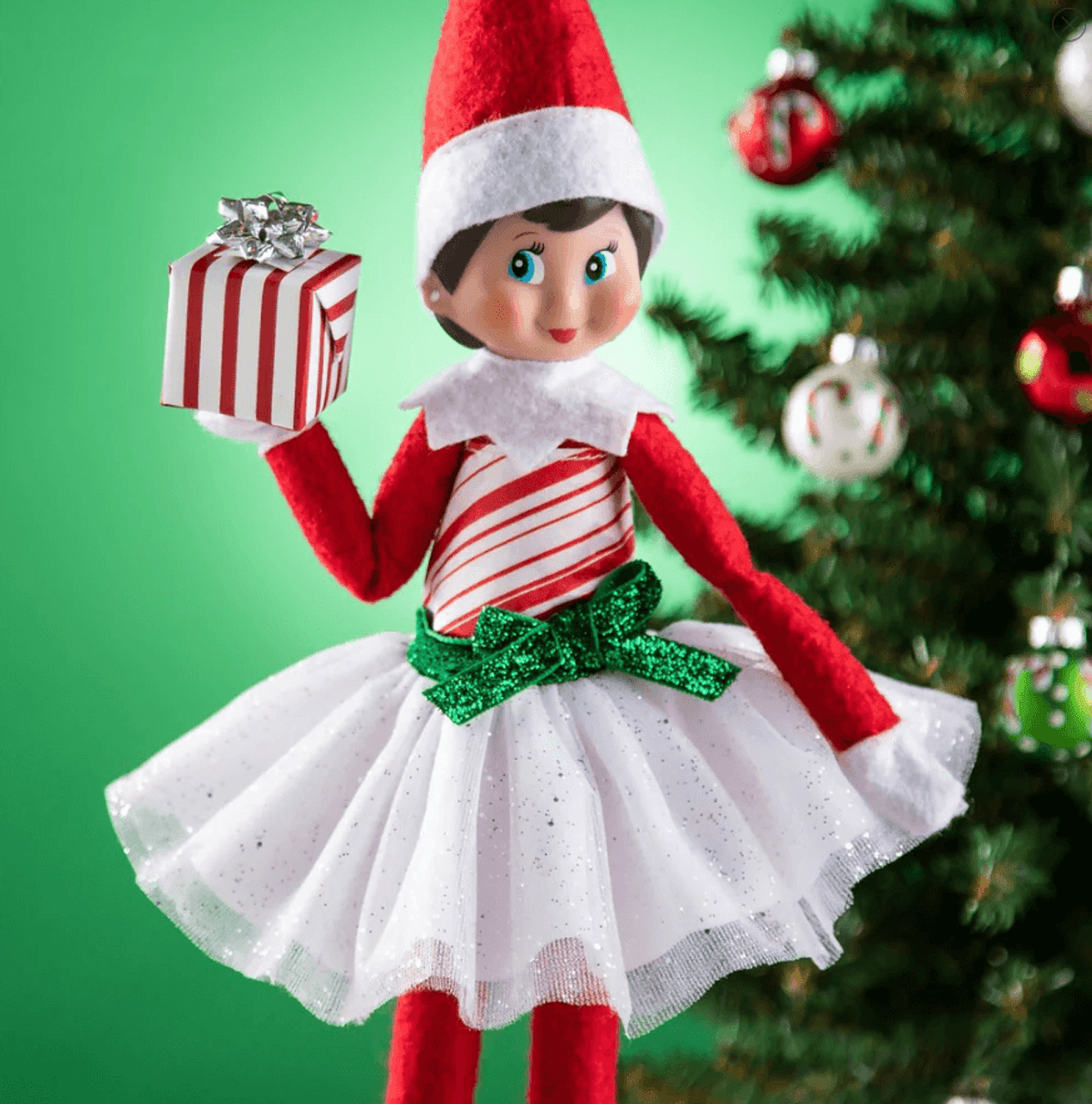 Elf On The Shelf Candy Cane Classic Dress Decorator s Warehouse Elf On The Shelf Candy Cane Classic Dress Decorator s Warehouse