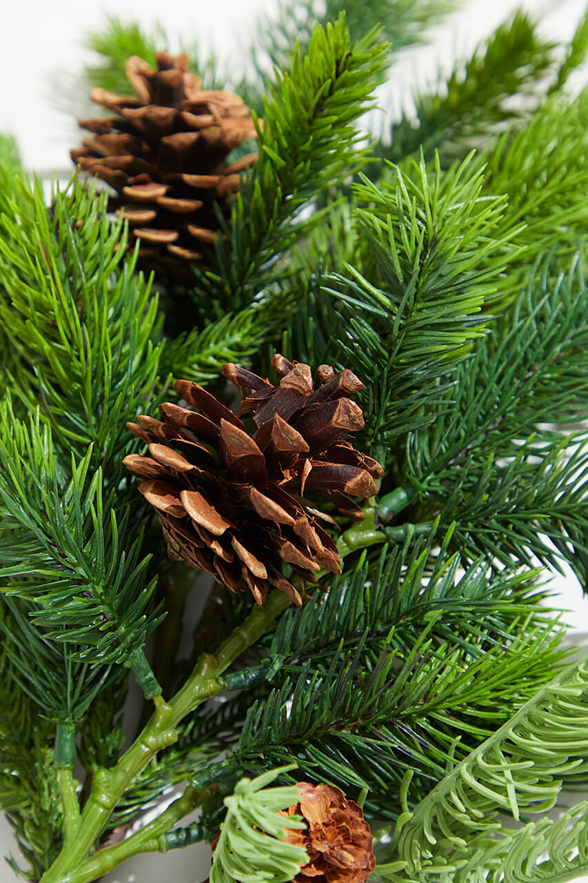 24” Real Touch Norfolk Spruce Juniper Spray - Norfolk Decorations