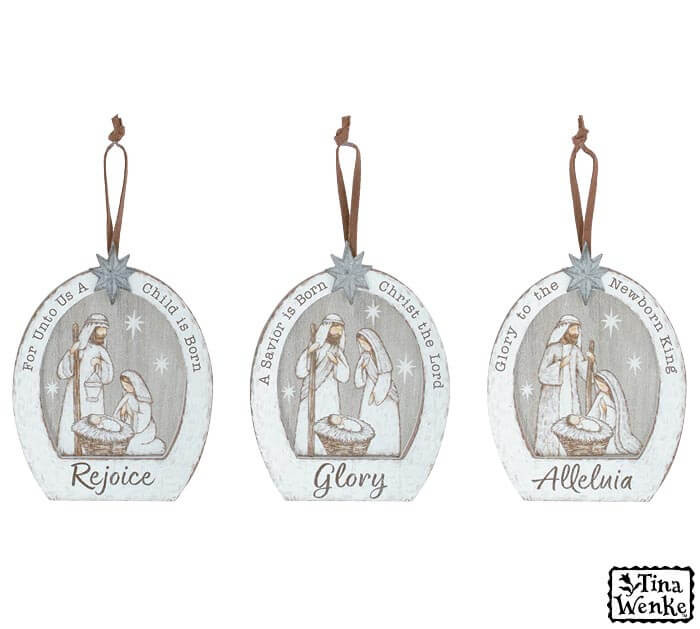 Jesus Is The Reason Holy Family Christmas Lapel Pin – 1.5 Inch Metal Nativity Pin With Butterfly Clutch - View #6