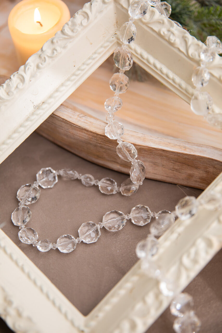 Clear Acrylic Crystal Garland Strand