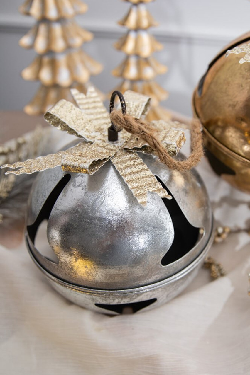 Stunning silver jingle bells for Decor and Souvenirs 