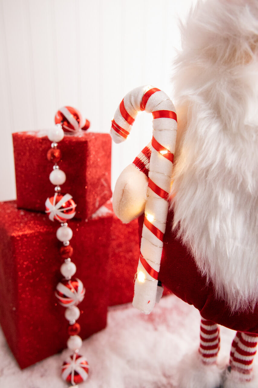 22” Plush Standing Santa - Decorator's Warehouse