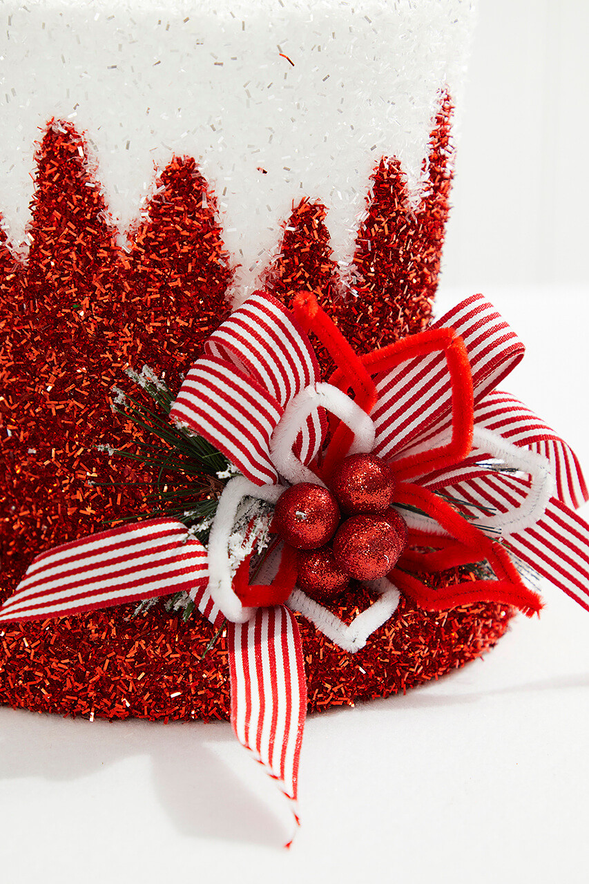 Styrofoam Hat Tree Topper - Thumbnail 2